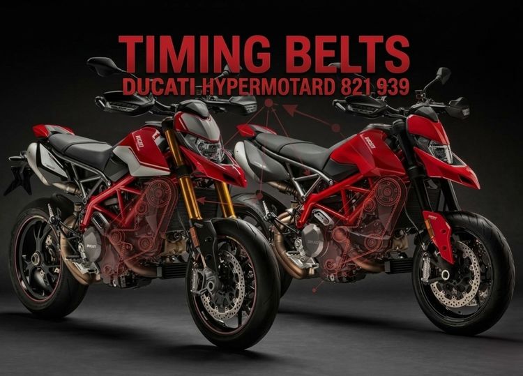 Timing Belts สายพานใช้กับ Ducati Hypermotard 821 939 (ราคาต่อเส้น)