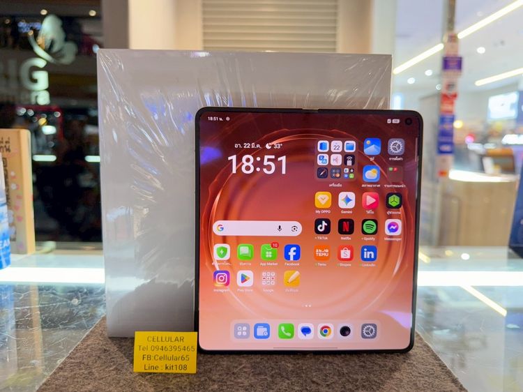 OPPO Find N6 512GB เพิ่งใช้1วัน พร้อมPremium Gift ประกันศูนย์ไทยเกือบปี รูปที่ 2