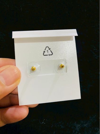 ต่างหูLauren Ralph Lauren Faux Pearl Logo Stud Earrings, Gold ของแท้งาน outlet รูปที่ 12
