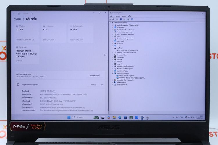 ASUS TUF GAMING F15 i5 11400H RTX3060 16-512GB รูปที่ 4