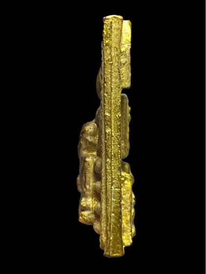 พระสมเด็จโต พิมพ์พุฒซ้อนปู่โตซุ้มครอบแก้วเม็ดไข่ปลาหลังจุดเบญจภาคี เปียกทอง รูปที่ 4