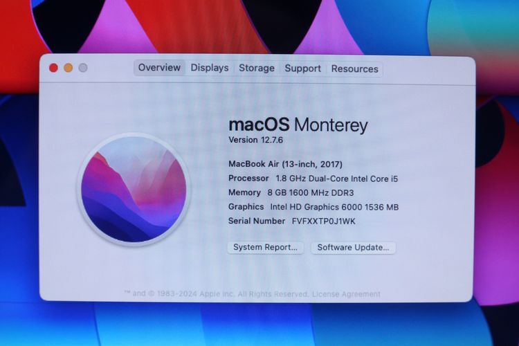 MacBook Air 13" 2017 Core i5 8-128GB (Space Gray) รูปที่ 4