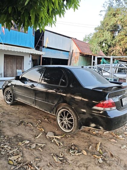 Mitsubishi Lancer 2011 1.6 GLX Sedan เบนซิน ไม่ติดแก๊ส เกียร์ธรรมดา ดำ รูปที่ 2