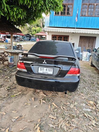 Mitsubishi Lancer 2011 1.6 GLX Sedan เบนซิน ไม่ติดแก๊ส เกียร์ธรรมดา ดำ รูปที่ 4