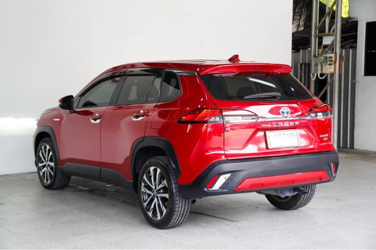 Toyota Corolla Cross 2021 1.8 HEV Premium Utility-car ปลั๊กอินไฮบริด (PHEV) ไม่ติดแก๊ส เกียร์อัตโนมัติ แดง รูปที่ 4