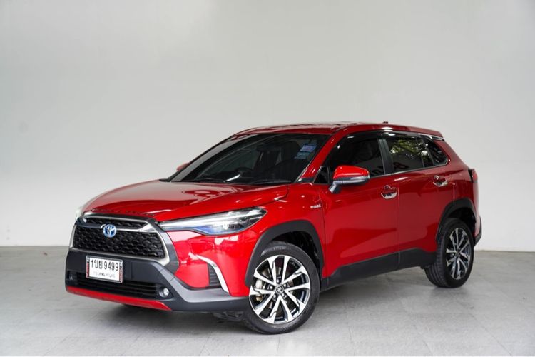 รถ Toyota Corolla Cross 1.8 HEV Premium สี แดง