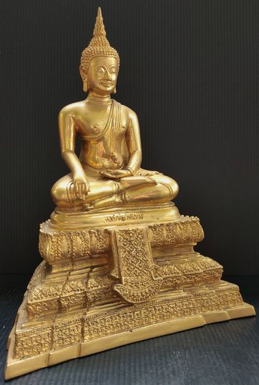 หลวงพ่อวัดไร่ขิง วัดไร่ขิง กาหลั่ยทอง 4 นิ้ว ปี 555 รูปที่ 3