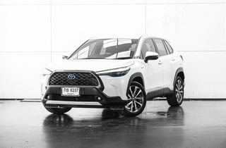 TOYOTA COROLLA CROSS 1.8 HYBRID PREMIUM ปี 2020 สี ขาว (144V51)