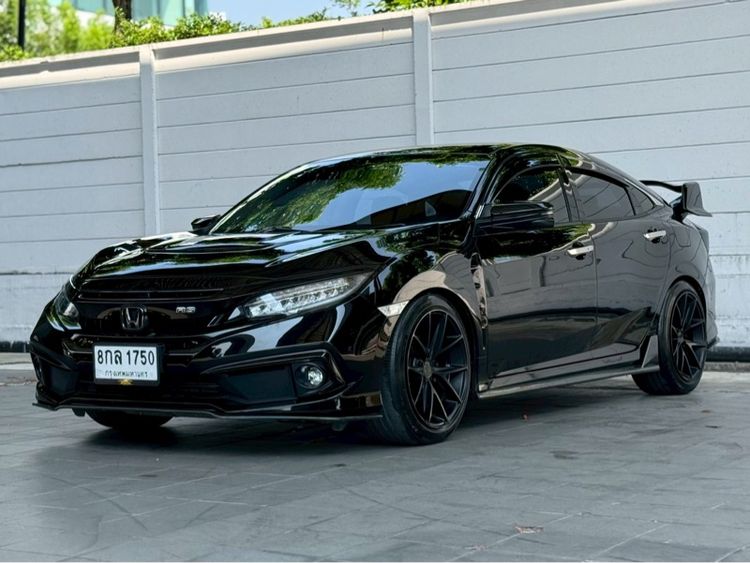 Honda Civic 2019 1.5 Turbo RS Sedan เบนซิน ไม่ติดแก๊ส เกียร์อัตโนมัติ ดำ รูปที่ 3