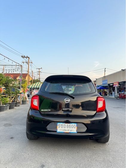 Nissan March 2017 1.2 S Pickup เบนซิน ไม่ติดแก๊ส เกียร์ธรรมดา ดำ รูปที่ 4