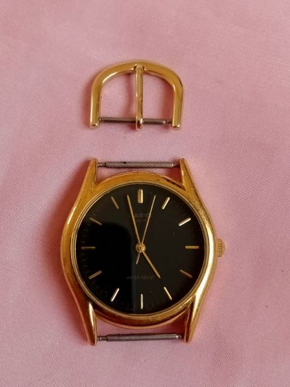 CASIO แท้จากญี่ปุ่น เดินปกติ (ไปใส่สายหนังได้ตามชอบค่ะ)
