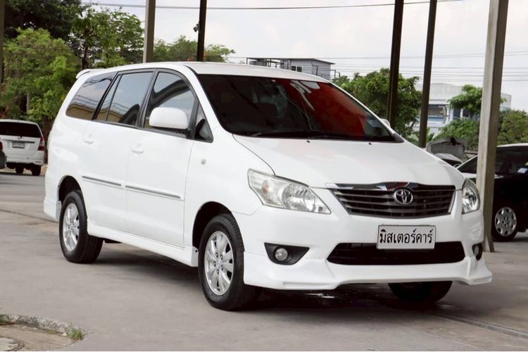 Toyota Innova 2012 2.0 G Option Utility-car เบนซิน ไม่ติดแก๊ส เกียร์อัตโนมัติ ขาว รูปที่ 4