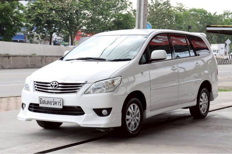 Toyota Innova 2012 2.0 G Option Utility-car เบนซิน ไม่ติดแก๊ส เกียร์อัตโนมัติ ขาว รูปที่ 2