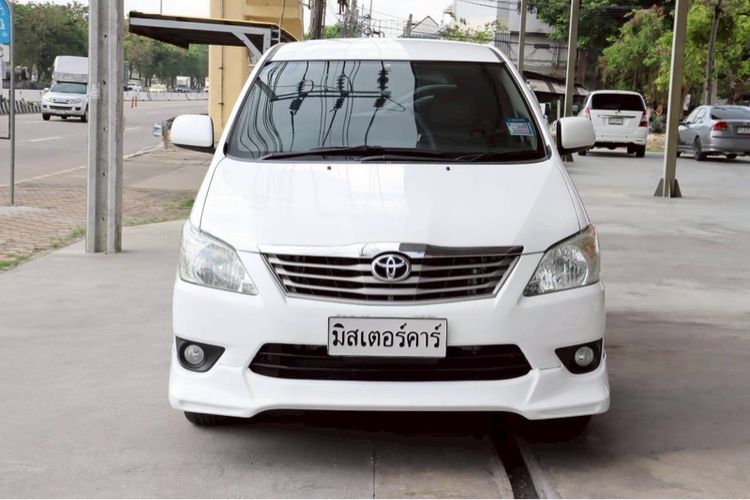 Toyota Innova 2012 2.0 G Option Utility-car เบนซิน ไม่ติดแก๊ส เกียร์อัตโนมัติ ขาว รูปที่ 3