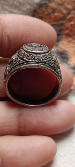 แหวนหลวงปู่ทวดวัดช้างให้เนื้อเงินปี 2524 มีจาร รูปที่ 5