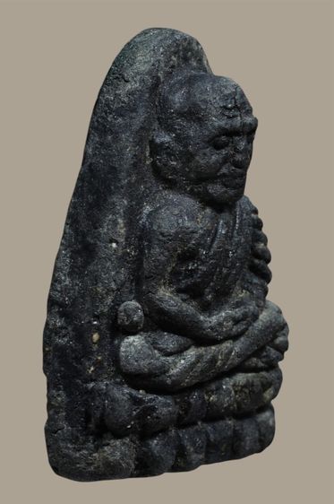 หลวงพ่อทวด พิมพ์ใหญ่ (นิยมสุด) เนื้อว่าน ปี24 วัดช้างให้ (เนื้อจัดมีบอลนิยม) ฐานบัว7 ฟอร์มพระสวยเเชมป์  รูปที่ 4