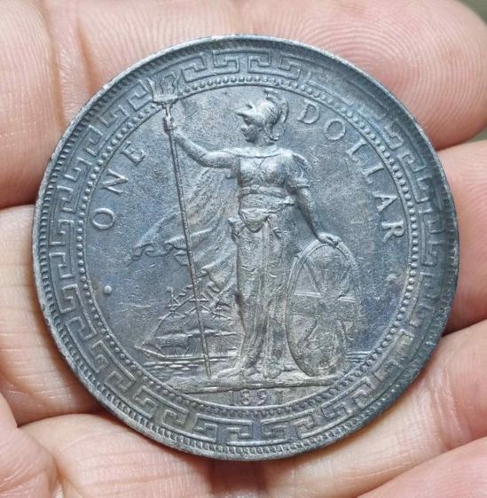 2เหรียญ เทรดดอลลาร์ จำนวน2เหรียญ