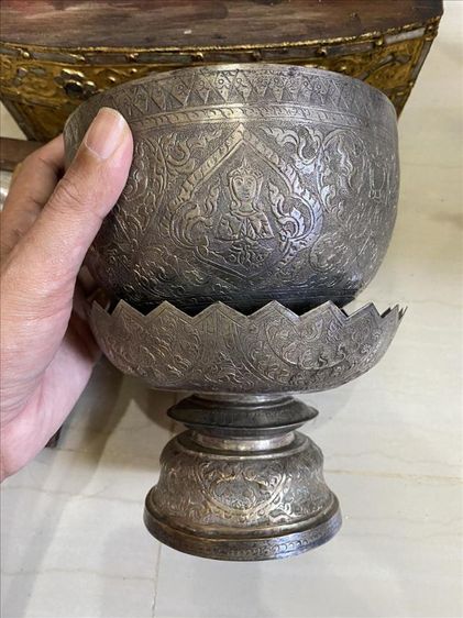 ขันพาน เนื้อเงิน รูปที่ 2