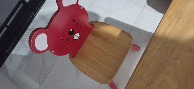 โต๊ะเก้าอี้เด็กไม้ 60x60 รูปที่ 4