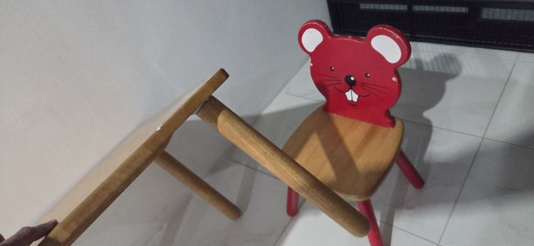 โต๊ะเก้าอี้เด็กไม้ 60x60 รูปที่ 2