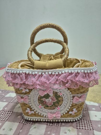 กระเป๋าสานผักตบชวา