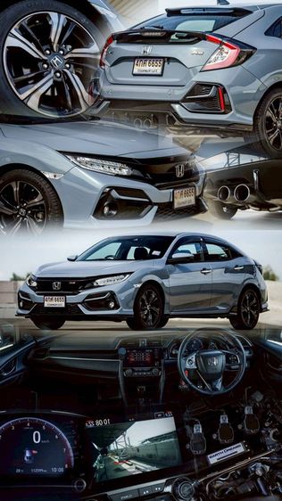 Honda Civic 2020 1.5 Turbo RS Sedan เบนซิน ไม่ติดแก๊ส เกียร์อัตโนมัติ เทา รูปที่ 3