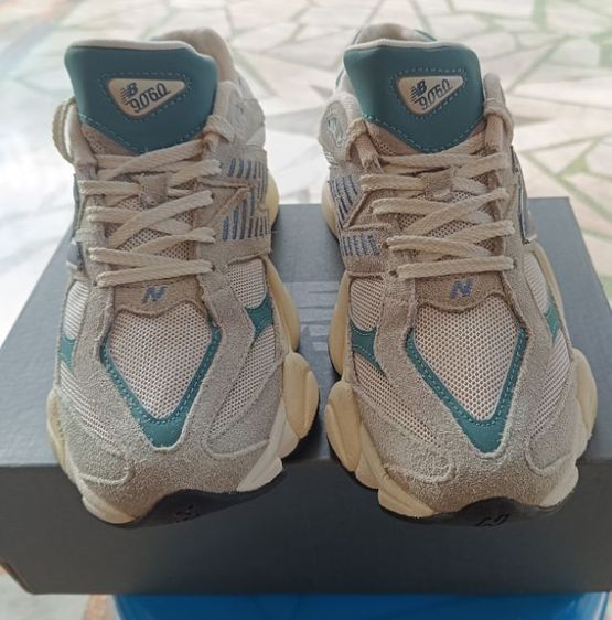 ขายถูก New Balance U9060HMS สีขาวตัดเขียว นิยม size 41.5-260cm สภาพสวย ของแท้ รูปที่ 2