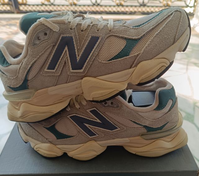 ขายถูก New Balance U9060HMS สีขาวตัดเขียว นิยม size 41.5-260cm สภาพสวย ของแท้ รูปที่ 3
