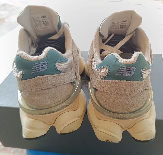 ขายถูก New Balance U9060HMS สีขาวตัดเขียว นิยม size 41.5-260cm สภาพสวย ของแท้ รูปที่ 6