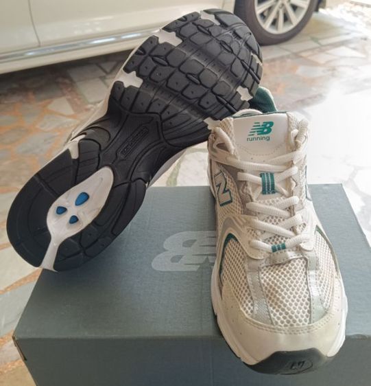 ขายถูก New MR530AB ขาวตัดเขียวนิยม size 44.5-285cm ของแท้ สภาพสวย รูปที่ 4