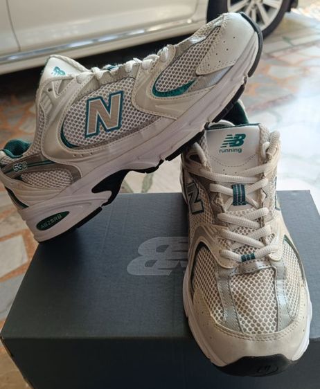 ขายถูก New MR530AB ขาวตัดเขียวนิยม size 44.5-285cm ของแท้ สภาพสวย