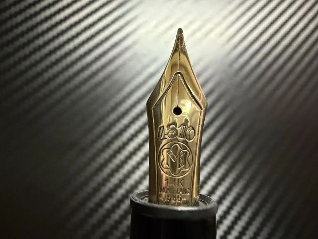 ปากกา Montblanc Meisterstuck 146 สภาพดีมาก หัวปากกาทำจากทองคำ 14K ขนาด M รูปที่ 9