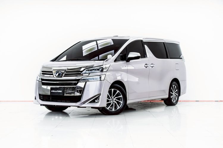รถ Toyota Vellfire 2.5 Hybrid E-Four 4WD สี เทา
