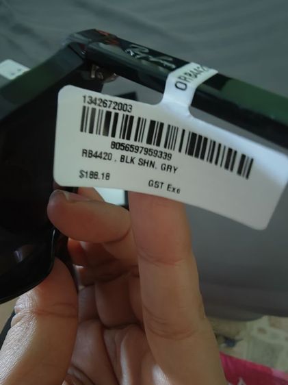 แว่นตา Ray Ban Luxottica BLK SHN GRY รูปที่ 2