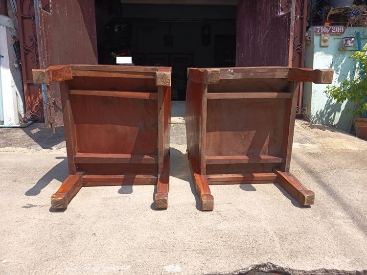 เก้าอี้ไม้สักทอง ขาสิงห์ รูปที่ 9