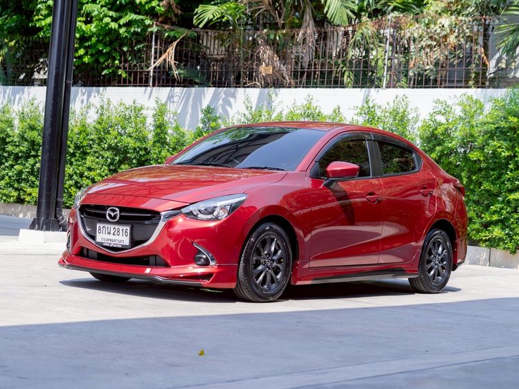 Mazda Mazda 2 2019 1.3 High Connect Sedan เบนซิน ไม่ติดแก๊ส เกียร์อัตโนมัติ แดง รูปที่ 3
