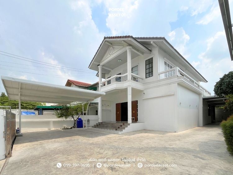 บ้านเดี่ยวหลังใหญ่ พร้อมบ้านน๊อคดาวน์ ซอยเทิดราชัน 37 (ขนาด 160 ตร.ว.) ถ.เทิดราชัน สีกัน ดอนเมือง กทม รูปที่ 2