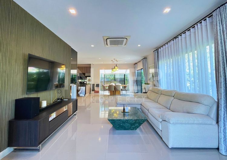 Sansiri ตกแต่งครบ 2020 บ้านหลังมุม 4 ห้องนอน ใกล้ Mega Bangna และ สนามบิน 🏡🌳(For Rent-ให้เช่า) Burasiri Wongwaen-Onnut 💵72,000 THB รูปที่ 2