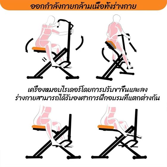 เครื่องออกกำลังกายบริหารกลามเนื้อ ม้าโยกบริหารหน้าท้อง แขน และขา Total Crunch รูปที่ 2