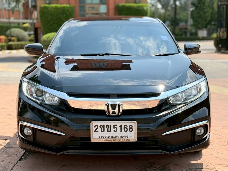 Honda Civic 2021 1.8 EL i-VTEC Sedan เบนซิน เกียร์อัตโนมัติ ดำ รูปที่ 2