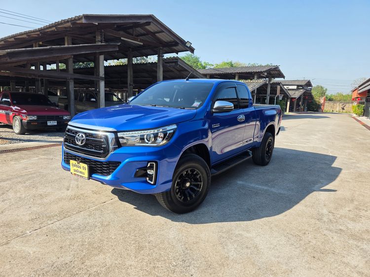 Toyota Hilux Revo 2019 2.4 E Plus 4WD Pickup ดีเซล ไม่ติดแก๊ส เกียร์ธรรมดา น้ำเงิน รูปที่ 2