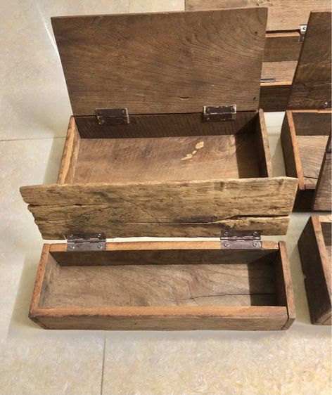 ขายเหมากล่องไม้สัก 5 ใบ รูปที่ 8