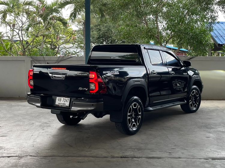 Toyota Hilux Revo 2022 Double Cab 2.4 Mid Prerunner Pickup ดีเซล ไม่ติดแก๊ส เกียร์อัตโนมัติ ดำ รูปที่ 2