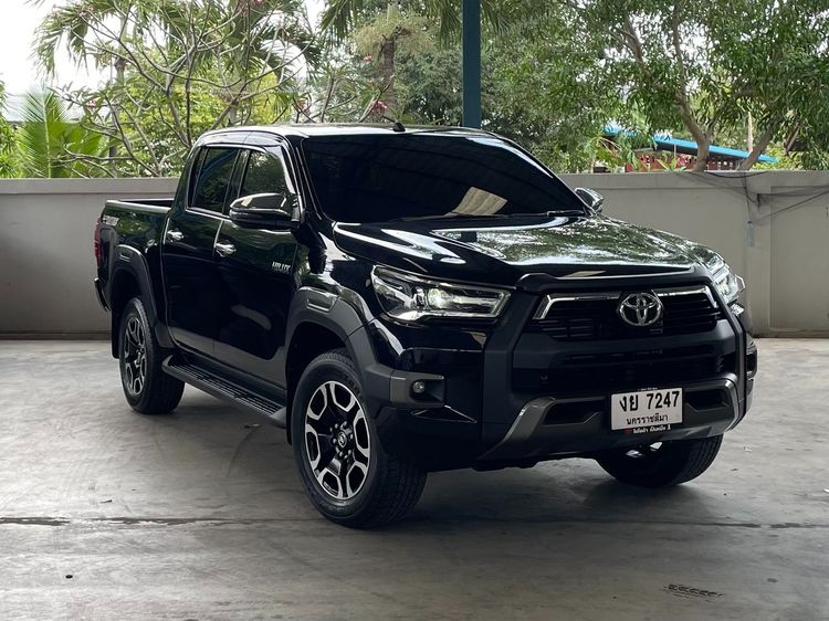 Toyota Hilux Revo 2022 Double Cab 2.4 Mid Prerunner Pickup ดีเซล ไม่ติดแก๊ส เกียร์อัตโนมัติ ดำ รูปที่ 3