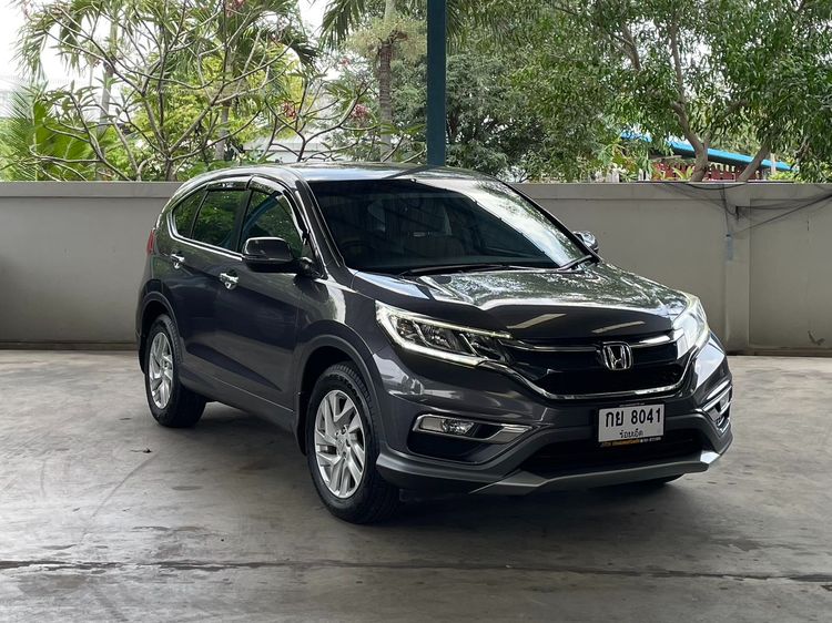 Honda CR-V 2016 2.0 E 4WD Utility-car เบนซิน ไม่ติดแก๊ส เกียร์อัตโนมัติ เทา รูปที่ 3