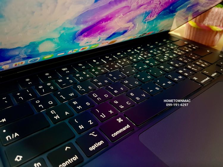 MacbookAir (Retina13", 2022) M2 8-Core CPU 10-Core GPU SSD 256Gb Ram 16Gb Midnight ครบกล่อง แบต100 รูปที่ 8