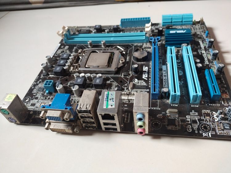 เมนบอร์ด รุ่น asus p7h55-m lx พร้อม cpu i3 530 รูปที่ 2