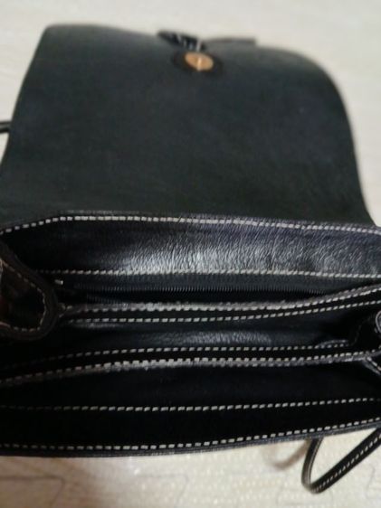 กระเป๋าหนังแท้สีดำ รูปที่ 4