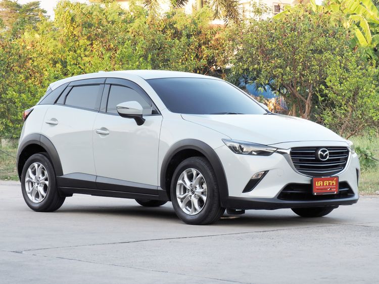 Mazda CX-3 2021 2.0 Base Plus Sedan เบนซิน ไม่ติดแก๊ส เกียร์อัตโนมัติ ขาว รูปที่ 3