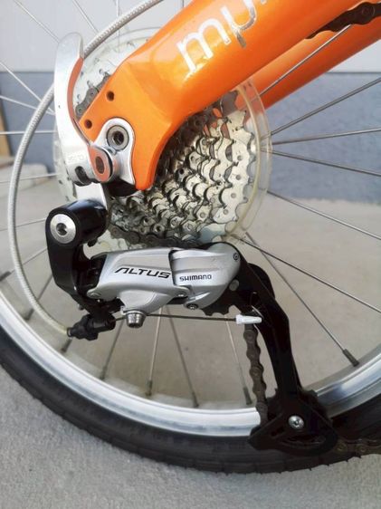 ส่งต่อ จักรยานพับ Dahon Mup9 สีส้ม มือสอง สภาพดีมาก ล้อ20นิ้ว เฟรมโค้ง นัดรับ กทม สะพานใหม่ รูปที่ 4